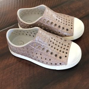 Native Silver Sparkle Shoes